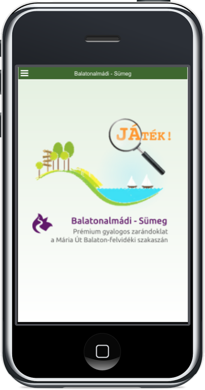 Mobil alkalmazás Balatonalmádi - Sümeg Játék